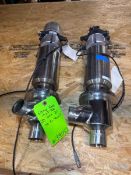 (2) GEA 2 S/S Air Valves with Burkert Control Tops, (INV. #39042) (LOCATED @ MDG SHOWROOM