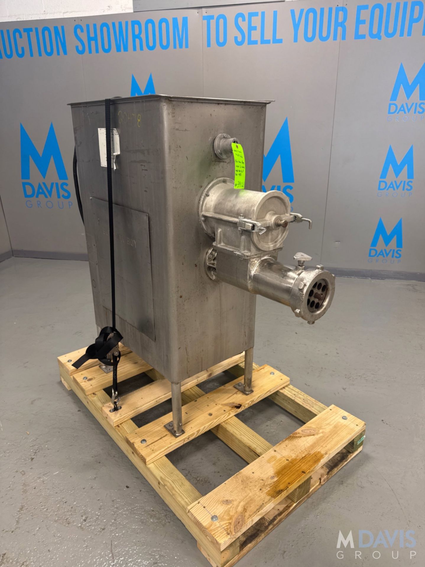Butcher Boy S/S Meat Grinder, Model AU52.F, SN 483, 15 hp, 460V, (Note: Machine is Professionally