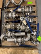 (8) Tru-Flo 3 & 4 S/S Ball Valves, Flanged Type, (INV. #39433)(LOCATED @ MDG SHOWROOM PITTSBURGH,