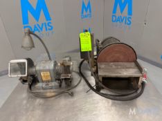 Disc Sander with Double End Grinder, 12 Disc Sander with 2 hp Baldor Motor, 208 - 230 / 460V with