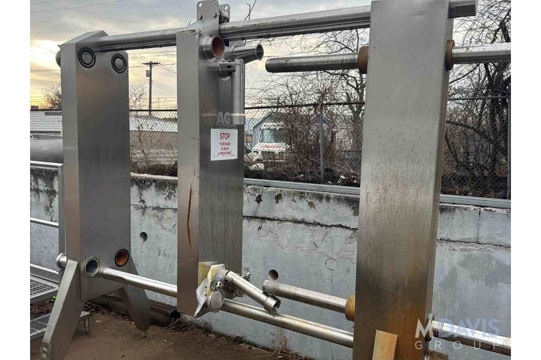 AGC S/S PLATE PRESS, MODEL AR51M-S1, S/N 06127, MFG 2006, WITH 3 & 4 CONNECTIONS, 250 DEGREES MAX - Image 4 of 11