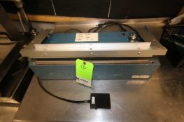 Accu-Seal 20" Heat Sealer, Model 40-233, SN 20452-2, with Foot Control, 110V (INV#87058) (INV #