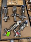 (5) Pentair / Sudmo 3 S/S Air Valves, (4) with Intellitop 2.0 Control Tops, (INV. #39404) (LOCATED @