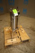 Tri Clover 20 H x 8 W S/S On-Line Filter, with 2 CT Connections, Includes Internal Screen Basket,