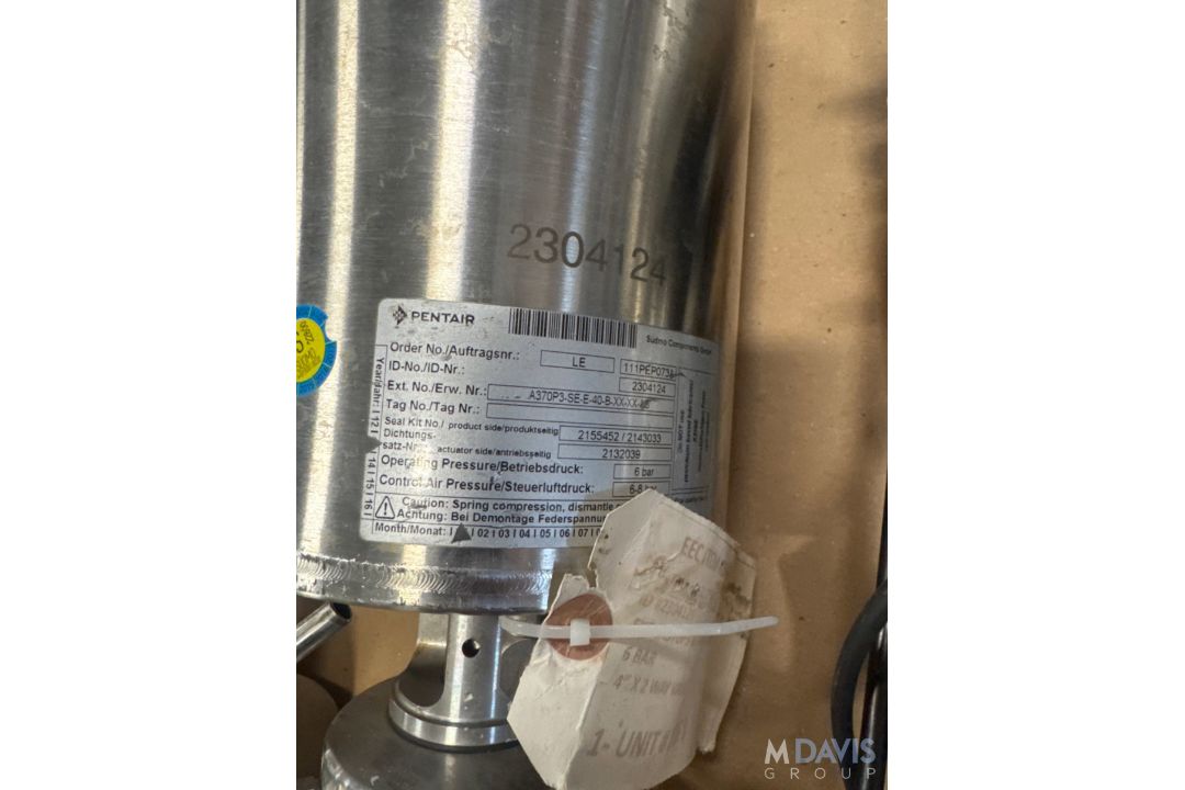 (3) Pallets of Assorted Pentair Sudmo S/S Air Valve Parts, (INV. #39434)(LOCATED @ MDG SHOWROOM - Image 5 of 11