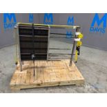 ALFA LAVAL S/S PLATE PRESS, TYPE M6 MFMC, S/N 30105-56727, APROX. 155 PLATES, 2 CT CONNECTIONS,