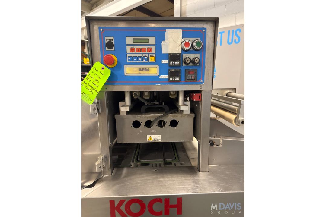 Koch Auto Tray Sealer, Model FP1000/Tank, S/N FP2962, with 16 W Conveyor, 11 x 9 Sealing Mold, - Image 7 of 15