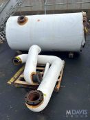 NILES VERTICAL AIR RECEIVER, S/N 111839-0, 2020 MFG, APROX. 9 FT H X 52 W, NB #110132, MAWP 125 PSIG