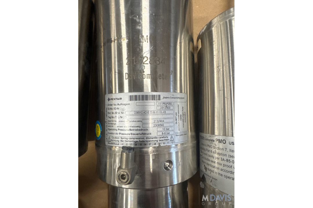 (3) Pallets of Assorted Pentair Sudmo S/S Air Valve Parts, (INV. #39434)(LOCATED @ MDG SHOWROOM - Image 7 of 11