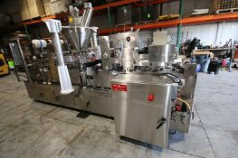 Pac Tec 2 - Lane S/S Cup / Auger Filler, Model PT-2S, SN 2282 with Aprox. 1 5/8 W Cup Size Change