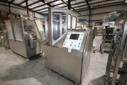 APC Automatic S/S Meat Slicer, S/N 60950035, with Touch Screen Display, Mounted on Portable S/S