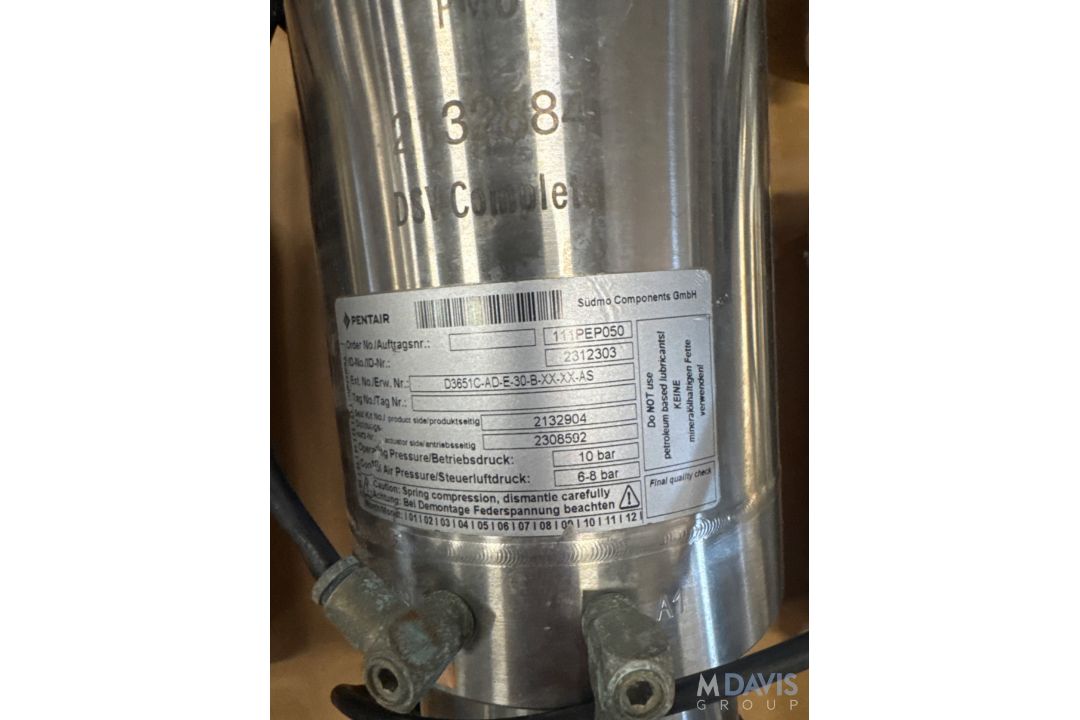 (3) Pallets of Assorted Pentair Sudmo S/S Air Valve Parts, (INV. #39434)(LOCATED @ MDG SHOWROOM - Image 8 of 11