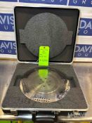 IIM CAPSULE FILLING MACHINE DOSING DISC, SIZE 2, 15.60 MM, IIM #29979, SN 120511B WITH CASE, (INV #