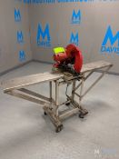 Milwaukee 14 Electric Chop Saw, Cat. No. 6176-20, 110V, Mounted on Portable S/S Table, (INV. #