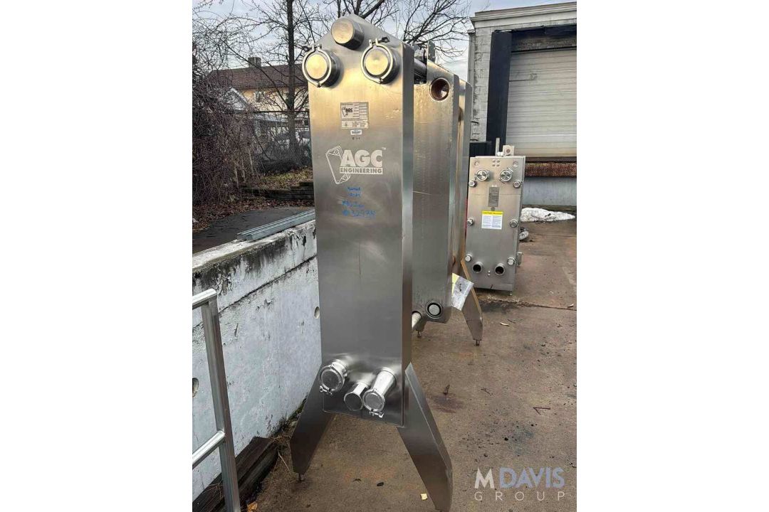 AGC S/S PLATE PRESS, MODEL AR51M-S1, S/N 06127, MFG 2006, WITH 3 & 4 CONNECTIONS, 250 DEGREES MAX - Image 3 of 11