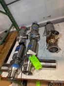 (5) Pentair / Sudmo 4 S/S Air Valves, (3) with Intellitop 2.0 Control Tops, (INV. #39422) (LOCATED @