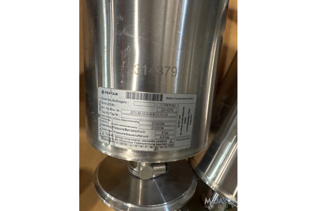 (3) Pallets of Assorted Pentair Sudmo S/S Air Valve Parts, (INV. #39434)(LOCATED @ MDG SHOWROOM - Image 9 of 11