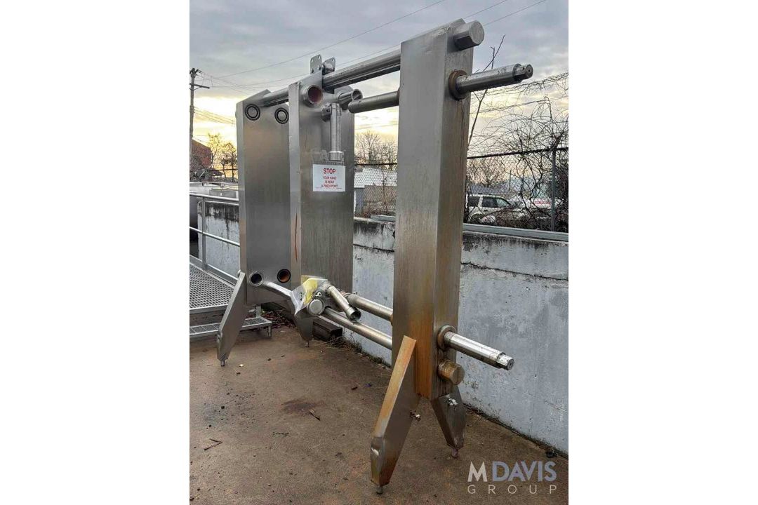 AGC S/S PLATE PRESS, MODEL AR51M-S1, S/N 06127, MFG 2006, WITH 3 & 4 CONNECTIONS, 250 DEGREES MAX - Image 5 of 11