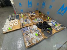 Large Assortment of New Misc. Machine Parts on (11) Pallets, Parts for Machines Including,