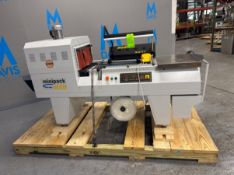 MINIPACK MEDIA MATIC L-BAR SEALER / SHRINK TUNNEL, MODEL MEDIA, S/N 1905788, 2019 MFG, WITH 17 3/4 W