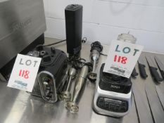 LOT including assorted mixers, etc
