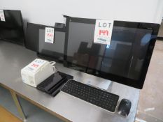 LOT including HP ALL-In-ONE computer #23Q019 with STAR printer and assorted take out tablets