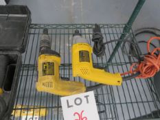 LOT including (2) DEWALT drill/screwdriver