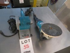LOT including (1) MAKITA sander, (1) MAKITA polisher