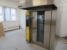 MIWE ROLL-IN E commercial rotary oven approx. 68"w x 69"d x 100"h
