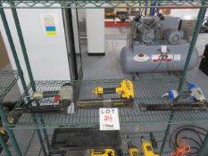 LOT including (3) DEWALT, CRISP AIR tools