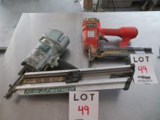 LOT including (1) HITACHI nailer and (1) ATRO nailer