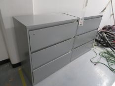 3 drawer lateral filing cabinet (qty 2)