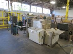 FRANCE MECANIQUE INDUSTRIES FMI machine slitter rewinder 36" wide, 11" dia, max rolls