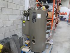 FULTON fuel-fired boiler, Model #ICS-10 (steam) boiler #PV-274-00, 150 PSI