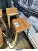 (2) 12" X 12" X 29 1/2" stools
