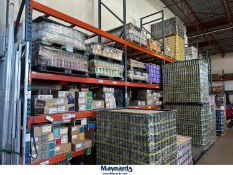 5 section, 4 tier, 20ft x 42" x 102" pallet racking
