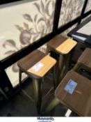 (2) 12" X 12" X 29 1/2" stools