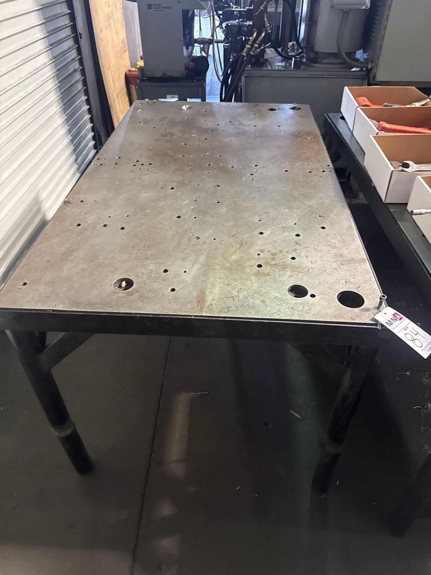 65” x 37” Steel Table - Image 4 of 4