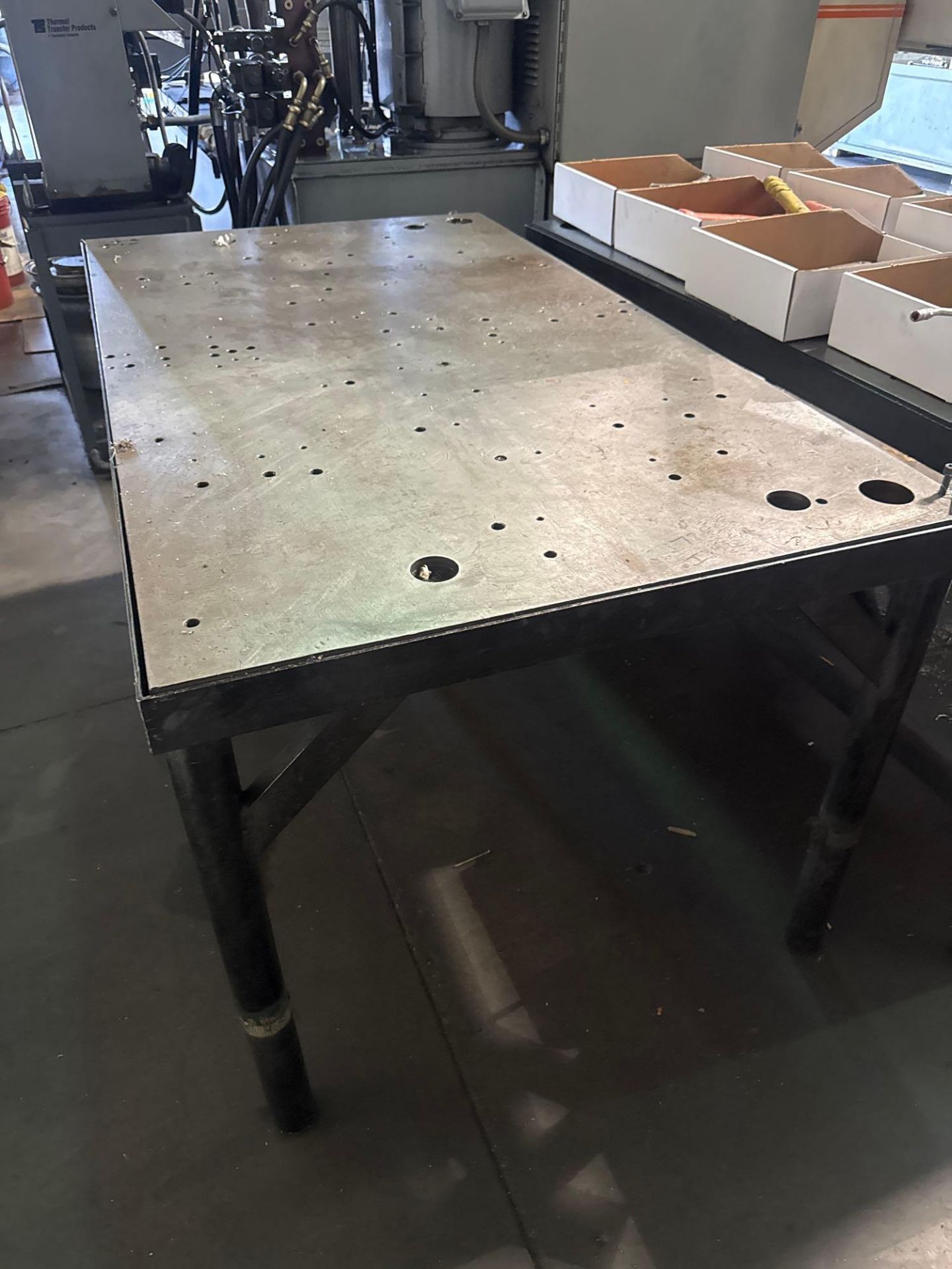 65” x 37” Steel Table - Image 2 of 4