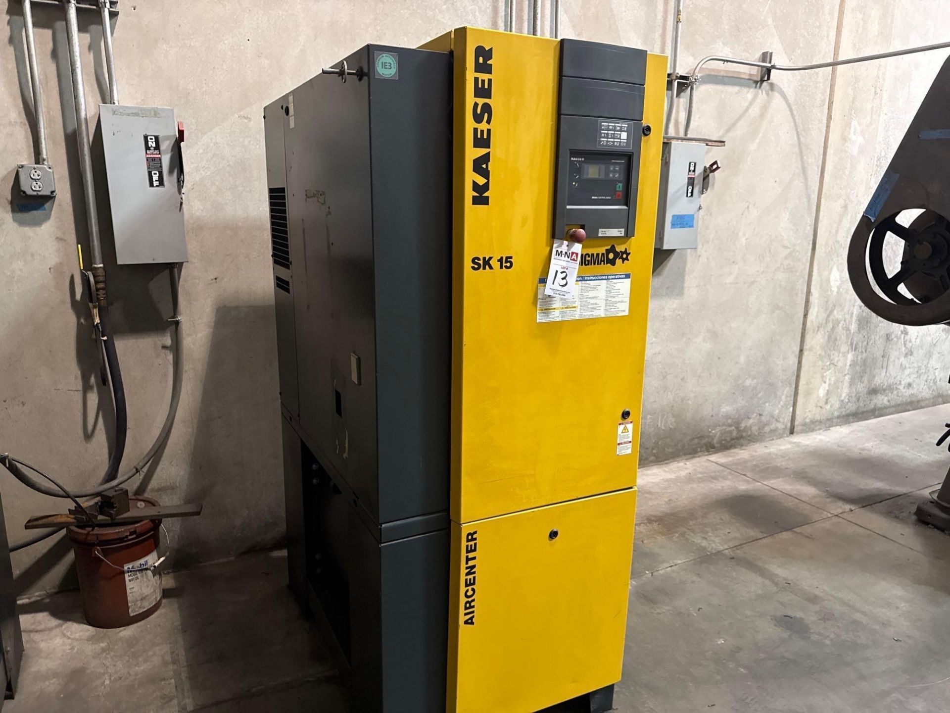 15HP Kaeser SK-15 Air Center Rotary Screw Air Compressor, New 2014 - Image 8 of 8
