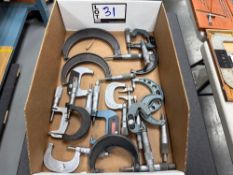 Assorted Outside Micrometers