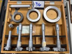 Mitutoyo 3-Point Inside Micrometer Set with Ring Gages