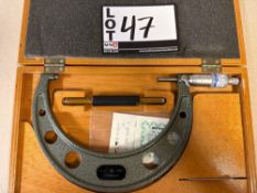 Mitutoyo 5” - 6” Outside Micrometer