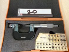 Mitutoyo 0” - 1” Thread Micrometer