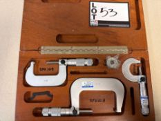 Brown & Sharpe Outside Micrometer Set