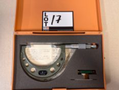 Mitutoyo 2” - 3” Blade Micrometer