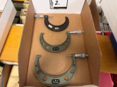 (3) Assorted Outside Micrometers