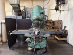 Kearney & Trecker Milwaukee #K Plain Vertical Mill, 18" x 84" table, s/n 3-3295