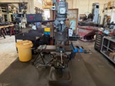Bridgeport 2J Vertical Mill, 1.5HP Vari-Speed, Sargon DRO, s/n 70521, New 1963