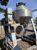 Mixer, Conical, 40 CF, S/st, General Machine, 7.5 HP